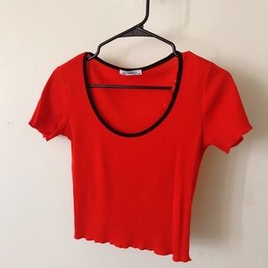 Zara red shirt